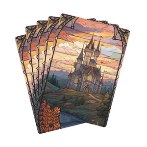 Stunning Stained Glass Poker Cards | Perfect for Game Night, Collectibles, Gifts, or Home Decor