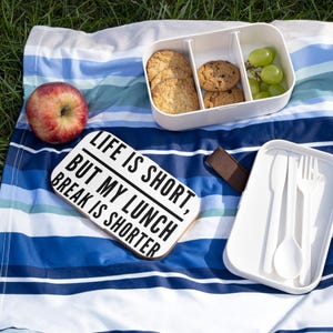 Motivational Bento Lunch Box ,School and Work Lunch Container, Picnic Box, Back to School Gift