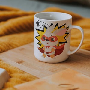 Colorful Cartoon Animal Mug - Fun Gift for Kids, Coffee Lover, Unique Kitchen Decor, Birthday, Holiday, or Housewarming
