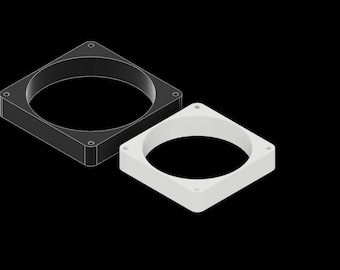 Przekładka wentylatora - 60, 80, 120, 140, 160, 180 i 200 mm