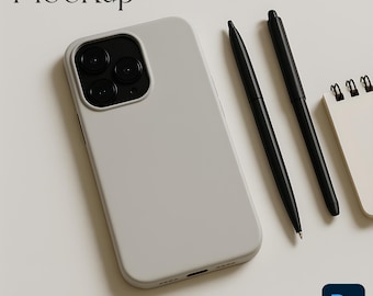 Phone Case Mockup | Tough Case Mockup | iPhone Case Mockup | Smart Object PSD Photoshop Photopea Phone Case Mock Up