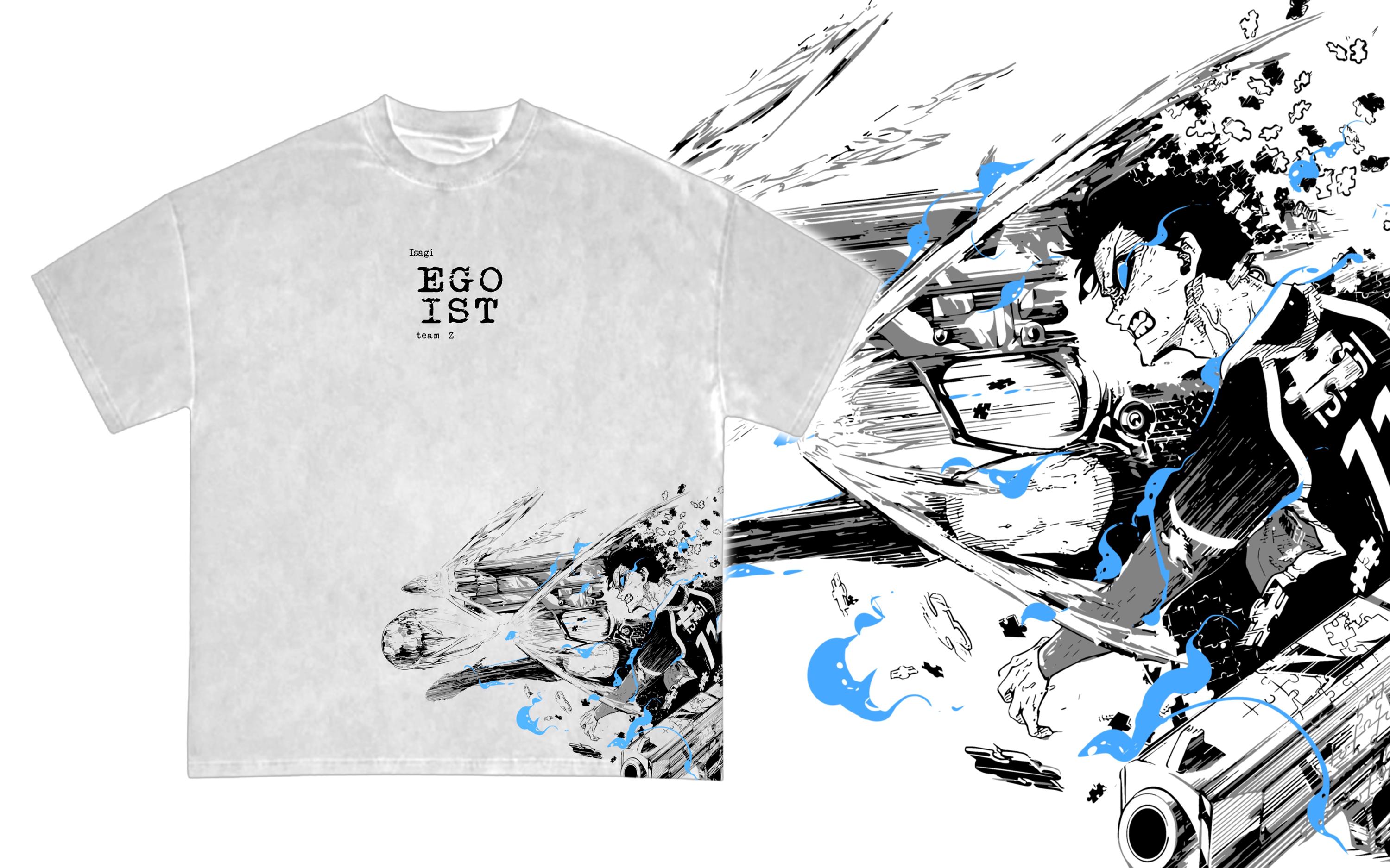 Camiseta Blue Lock Isagi: Camiseta de manga anime EGOIST IGNITE