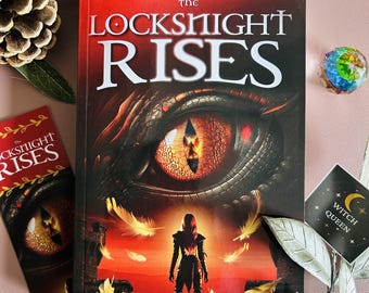 Epic fantasy - The Locksnight Rises by A. G. Brogan - Author signed paperback - Enemies to lovers, Elves, Demons & Portal Magic - Book 2 / 3