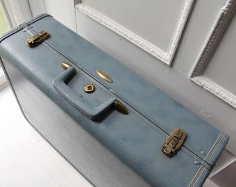 Vintage Blue Taperlite Suitcase