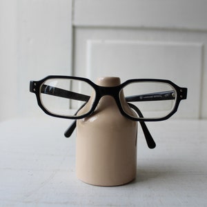 Vintage American Optical Eyeglass Frames - Geometric Black Frames - Petite Size 5 1/4 - 1960&#39;s