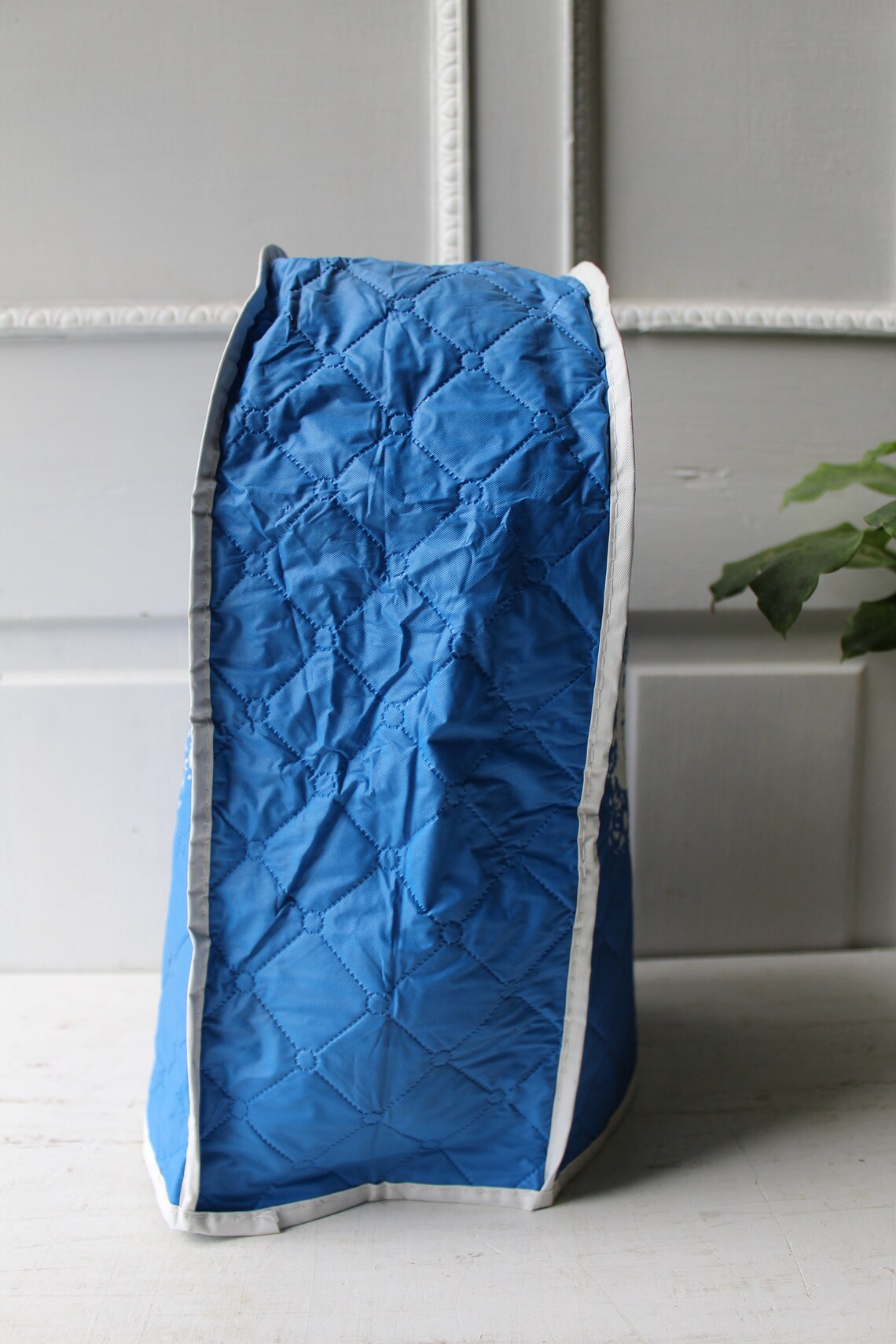 Vintage Blender Quilted Vinyl Dust Cover Blue With Duck / Etsy