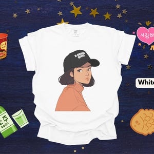 K-Drama Queen T-Shirt: Anime-Inspired Korean Webtoon Graphic Tee