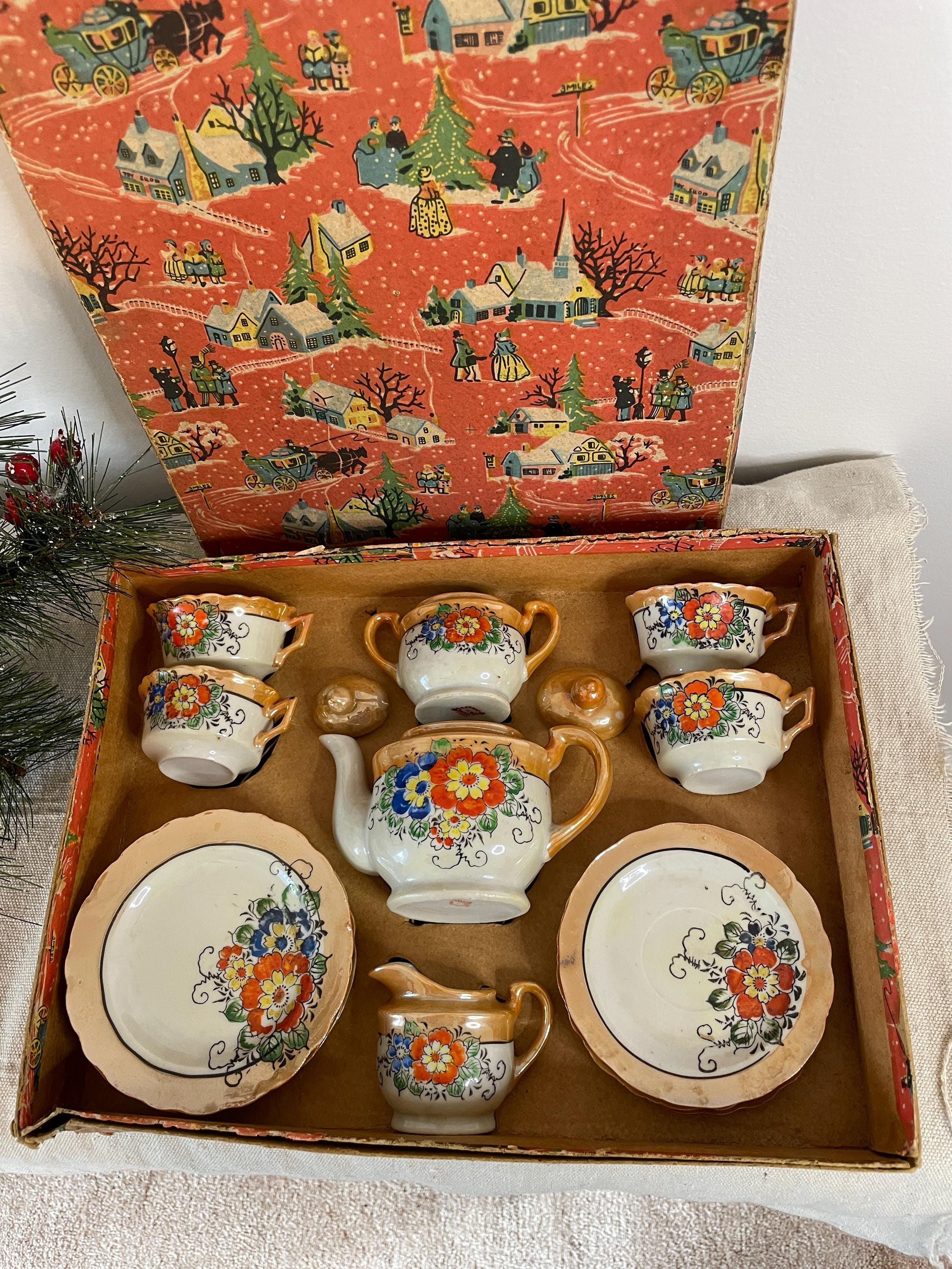 Vintage Doll Tea Set Japan - Etsy