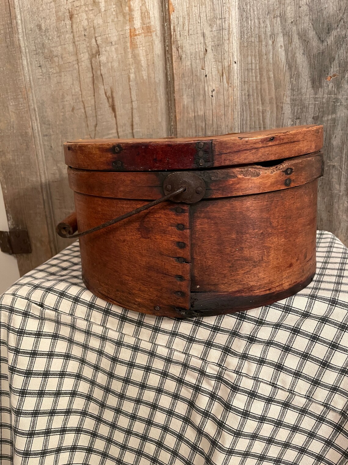 Antique Wooden Pantry Box 1800's Primitive Storage Box Etsy