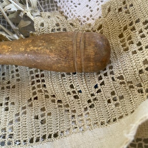 Antique Small Primitive Darner 1920's Sock Darning Tool Sewing Tool image 4