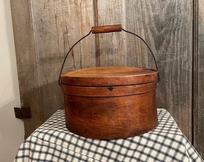 Antique Wooden Pantry Box 1800's Primitive Storage Box Etsy