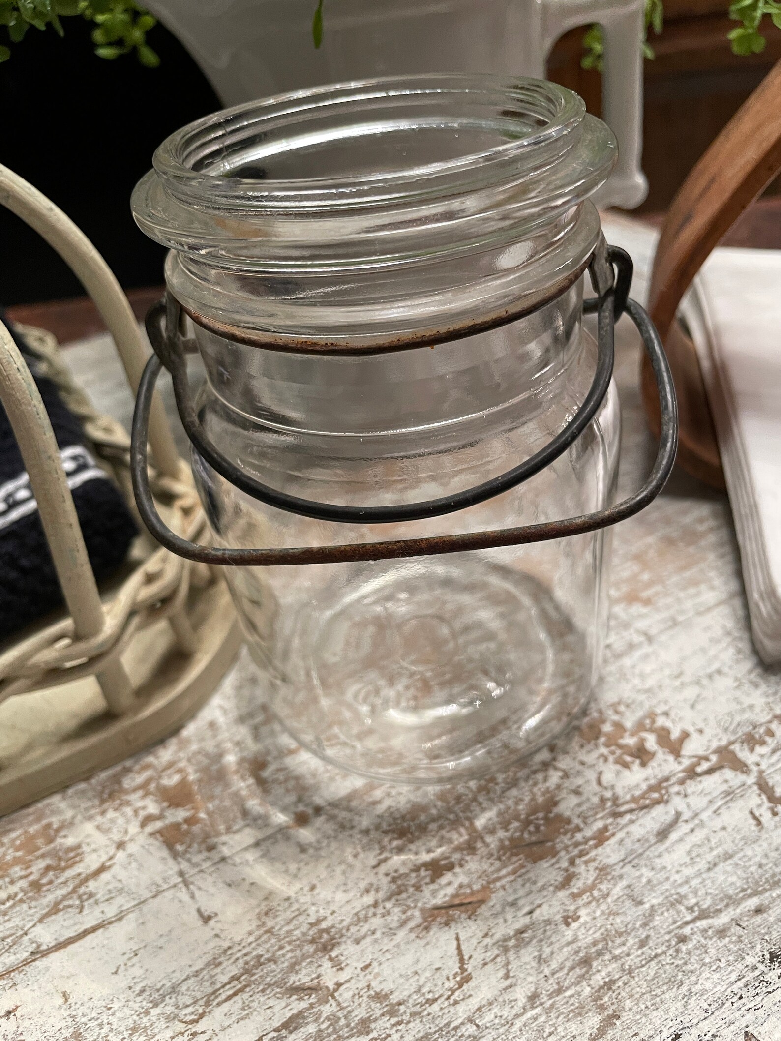 Vintage Canning Jar Drey Improved Ever Last Fruit Jar With Etsy