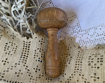 Antique Small Primitive Darner 1920's Sock Darning Tool Sewing Tool