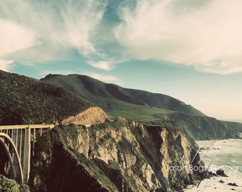 Big Sur Coast with Bixby Bridge - California, Pacific Coast Highway, PCH, Wall Art, decor, beach, Art Photography