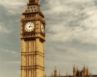 London photo - Big Ben - London England Fine Art Photo 8X12