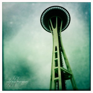 Space Needle - 12x12 Photo of Seattle&#39;s famous landmark the Space Needle