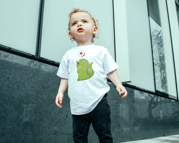 Dino Cupcake Shirt, Cute Dinosaur Baby Tee, Funny Birthday Dinosaur Onesie, Infant Fine Jersey Tee for Toddlers