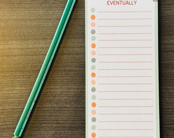 Funny To-Do List Notepad – Floral Desk Stationery, 50 Lined Pages