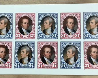 Lewis and Clark Sheet of 10 Stamps