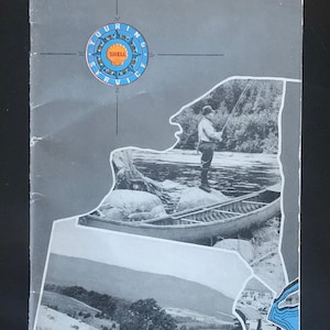 Vintage reisbrochure jaren 1930 - Geschiedenis en tourtips - New York, New Jersey, Pennsylvania - Shell Oil and Gas