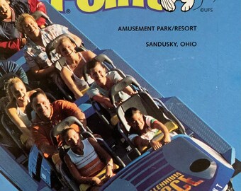Vintage 2001 Cedar Point Vergnügungspark Werbebroschüre
