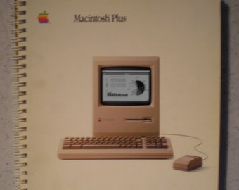 Vintage 1980's Apple Macintosh Plus Owner's Manual - 030-1246-B