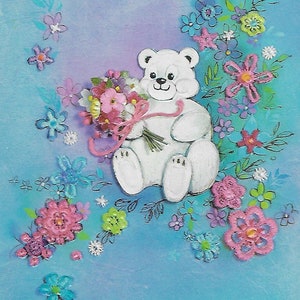Vintage Mid Century Unused Greeting Card - Happy Birthday