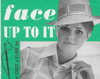 Vintage Mid Century Fashion - Sewing Book -Face Up To It - Facings And Collars - How To