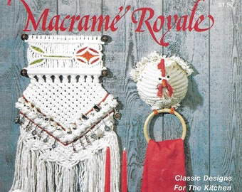 Vintage 1970's Craft Guide - Macrame Royal