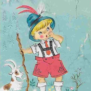Vintage Midcentury Unused Greeting Card - Get Well