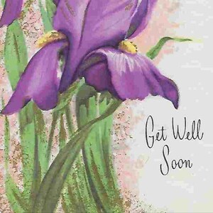 Vintage Midcentury Unused Greeting Card - Get Well