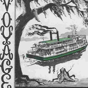 Vintage 1970's Reisebroschüre - The Original Bayou & River Cruise - Voyageur - New Orleans, LA - USA