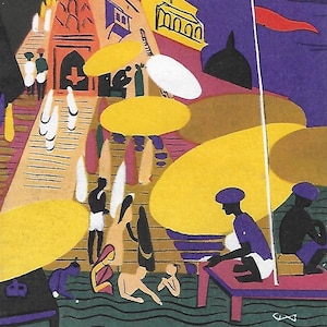 Vintage 1950&#39;s Travel Brochure - Banaras, India