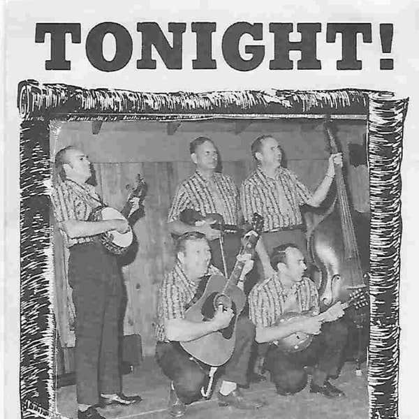 Vintage 1960's American Country Music Ad - The Smoky Mountain Travelers - Blue Grass & Mountain - Pickin and Singin - Gatlinburg, TN - USA