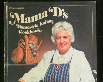 Vintage Mid-Century Kochbuch – Mama D's Homestyle Italienisches Kochbuch – Giovanna D'Agostino