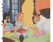 Vintage Mid Century Walt Disney Illustrations - Record Set - Peter Pan - RCA Victor - Little Nipper Story Book Album