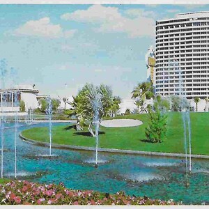 Cartão postal de viagem vintage não utilizado - Dunes Hotel & Country Club - Las Vegas, NV - EUA