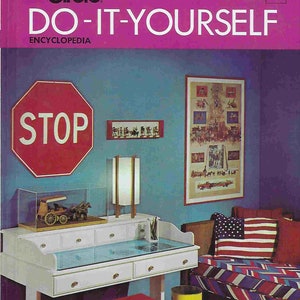 Vintage 1970&#39;s Interior - Architecture Book - Family Circle Do It Yourself Encyclopedia - Vol. 1