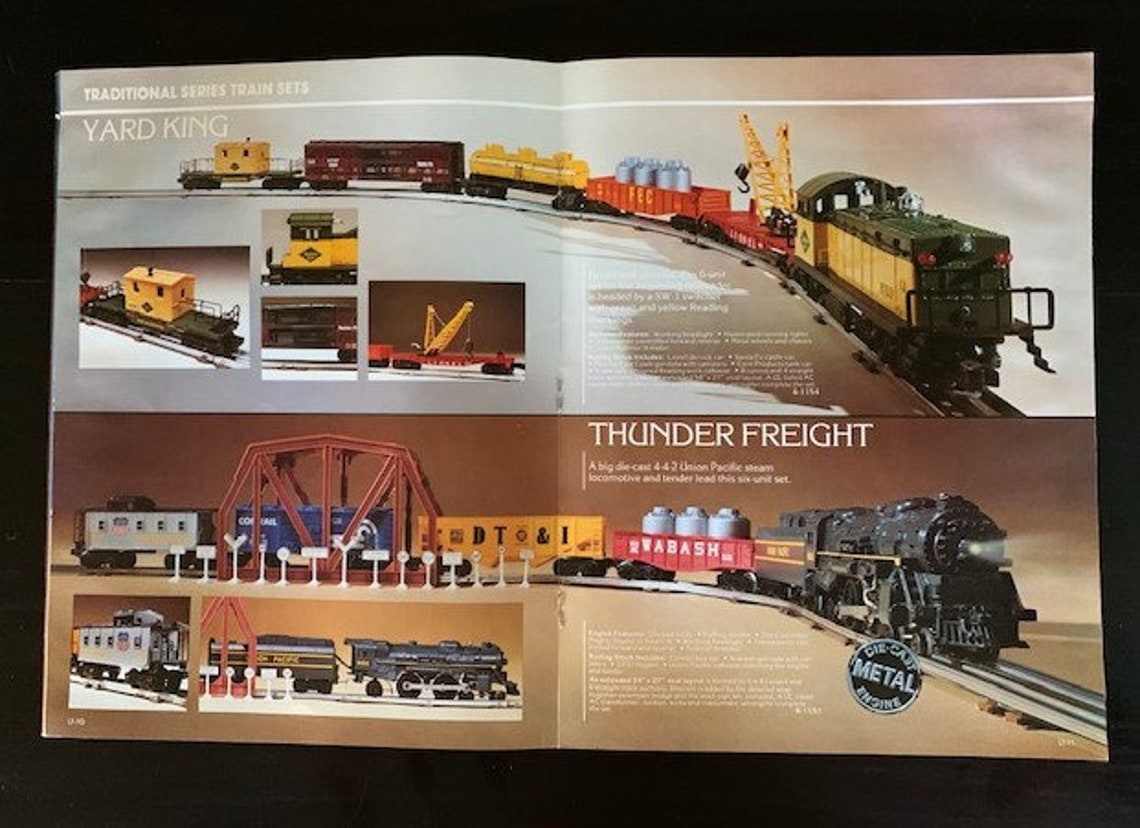 Vintage 1980's Toy Lionel Train Collector Series Etsy