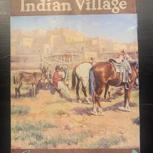 Vintage Midcentury Travel Brochure Santa Fe Railway Indian Village image 10