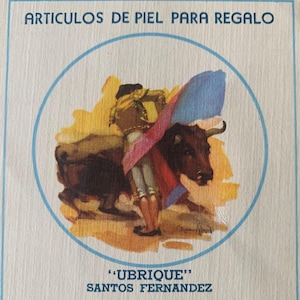 Vintage unbenutzte Werbepostkarte - Articulos De Piel Para Regalo - Ubrique - Santos Fernandez
