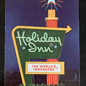 Cartão postal de viagem vintage dos anos 70, sem uso - Holiday Inn - Toledo, OH - EUA
