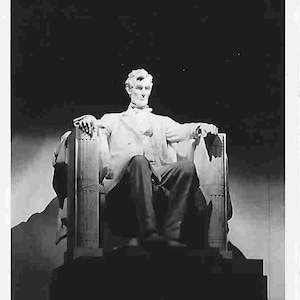 Unbenutzte Vintage Foto Postkarte - Lincoln Memorial - Washington, D.C. - USA
