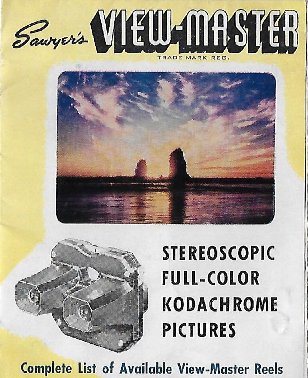 Vintage 1940's View Master Brochure - Etsy