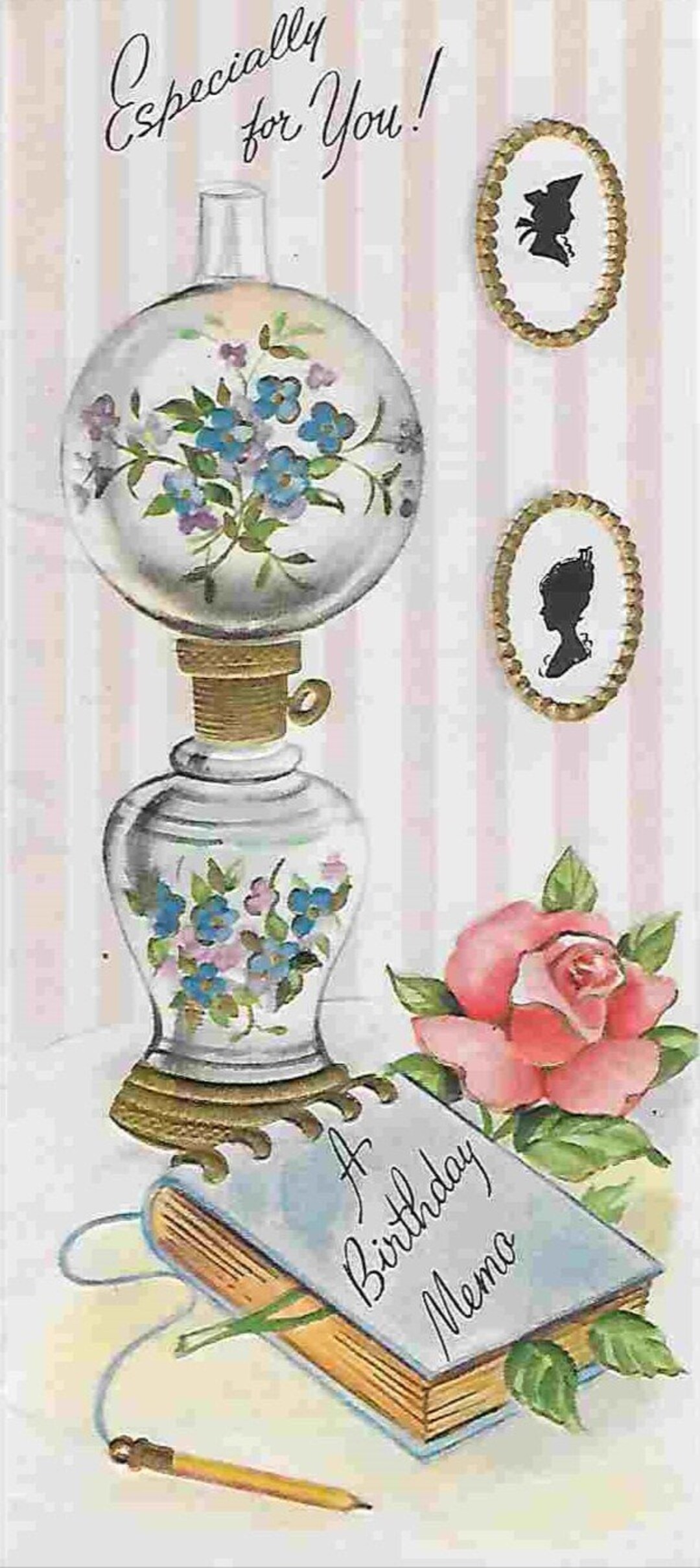 Vintage Midcentury Unused Greeting Card - Happy Birthday - Etsy Canada