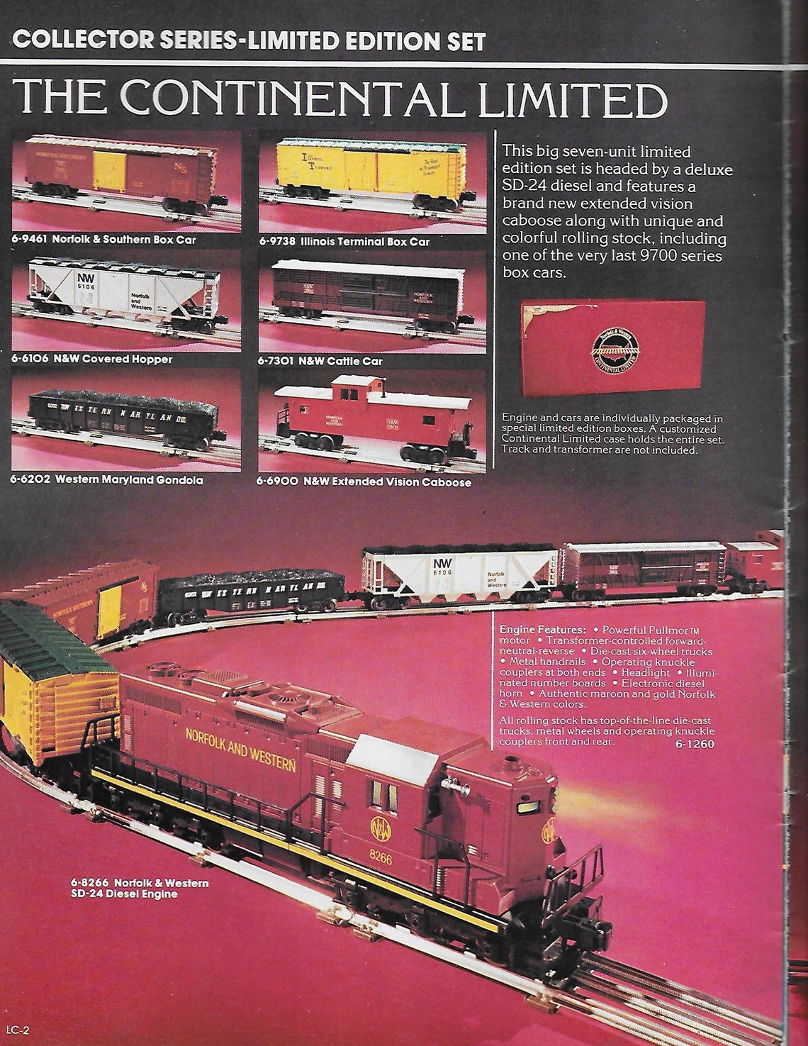 Vintage 1980's Toy Lionel Train Collector Series Etsy