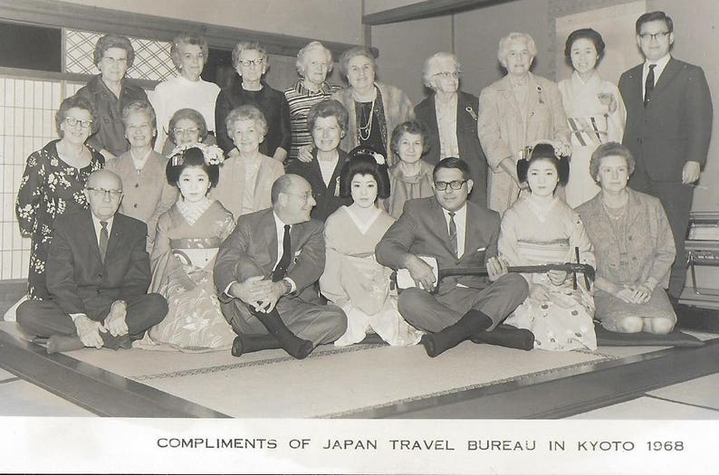 Vintage Midcentury Travel Original Travel Photograph Japan Travel Bureau, Kyoto image 1