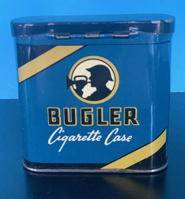 Vintage Advertisement Tin - Bugler Cigarette Case - Brown & Williamson  Tobacco - Louisville, KY - USA - Ad