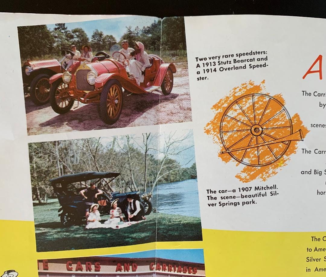 Vintage Midcentury Travel Brochure - Carriage Cavalcade - Silver