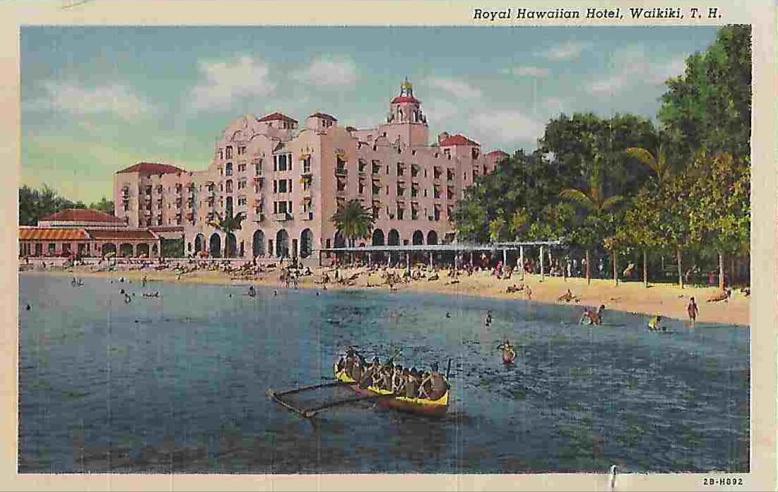 vintage The Royal さばける Hawaiian Hotel box 